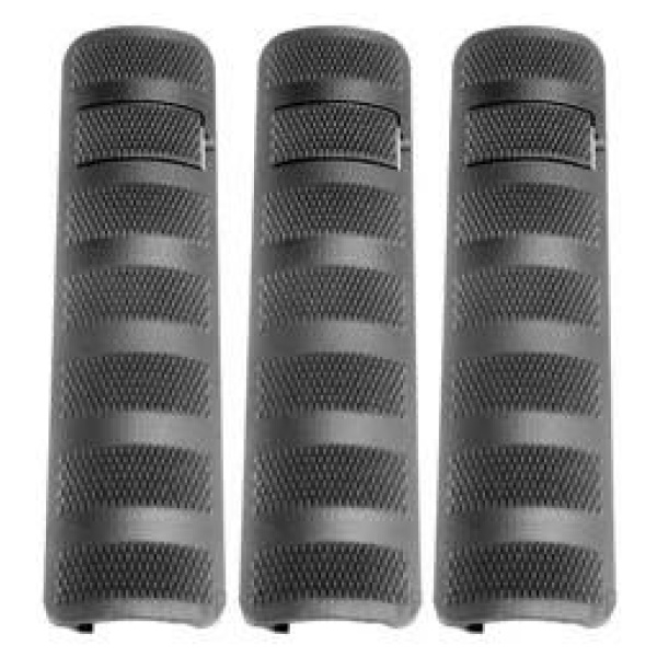 Troy Industries Troy Rail Cover 6.2  - Black 3/ct