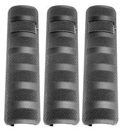 Troy Industries Troy Rail Cover 6.2 - Black 3/ct