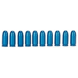 A-Zoom Aluminum Snap Caps .380 AUTO Blue 10/pk
