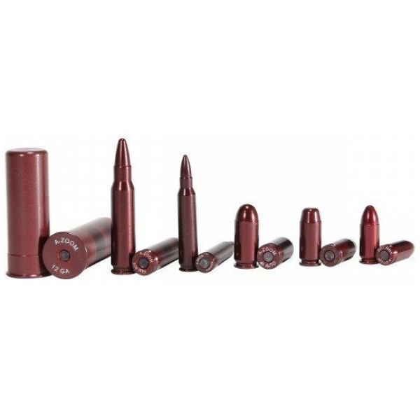 A-Zoom Metal Snap Caps Variety Pack Military/LE 2 each 9mm .40 .45 .223 .308 12GA