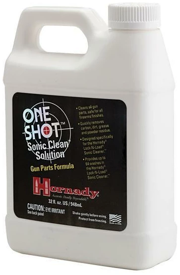 Hornady One Shot Sonic Cleaning Solution - Gun Parts Formula - 1 qt