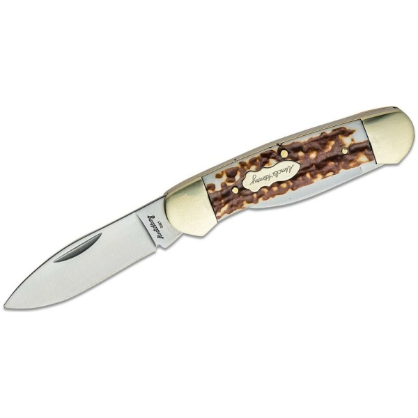 Uncle Henry 11UH Large Canoe Folding Knife 3 3/5" Blade Next Gen Staglon Handle