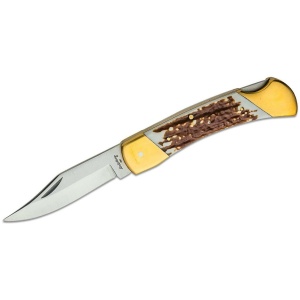 Uncle Henry LB8CP Bear Paw Folding Knife 3 7/10" Blade Next Gen Staglon Handle