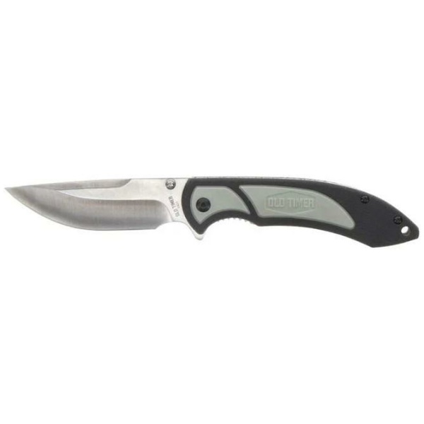 Old Timer Trail Boss Drop Point Folder 3 1/2" Blade Black