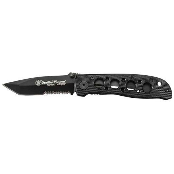 Smith & Wesson Extreme Ops Tanto Folding Knife 3 1/4" Blade Black