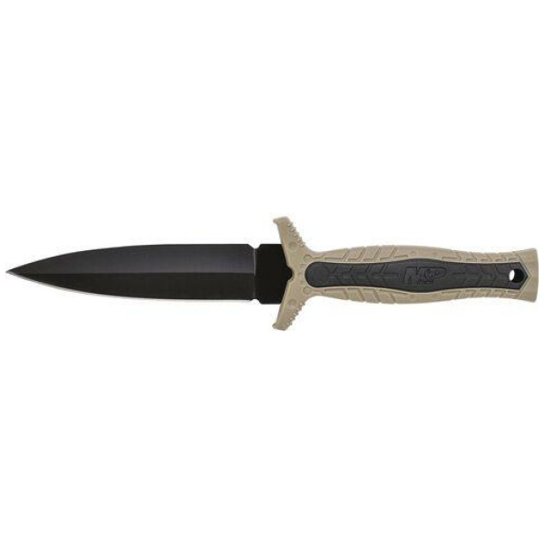 Smith & Wesson M&P Full Tang Fixed Blade Boot Knife 4 3/5" Blade Sand Black