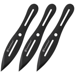 Smith & Wesson 3 8" Throwing Knives 4 1/4" Blade Black