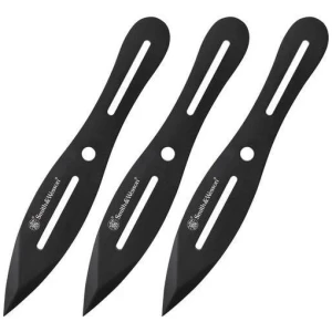 Smith & Wesson 3 8" Throwing Knives 4 1/4" Blade Black
