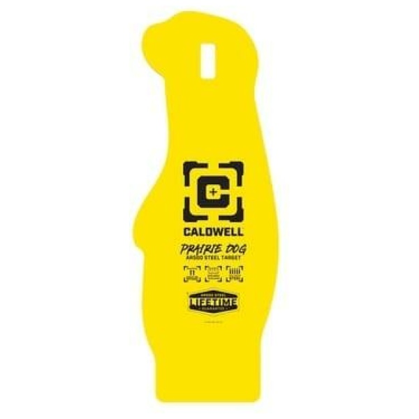Caldwell AR500 Prairie Dog Steel Hanging Target Yellow