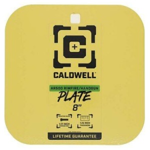 Caldwell AR500 Rimfire/Handgun Target 8" Gong 1/4" Yellow