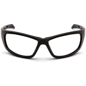Pyramex Venture Gear Howitzer Shooting Glasses Black Frame with Clear Anti-Fog Lens