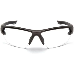 Pyramex Venture Gear Semtex 2.0 Shooting Glasses Gun Metal Frame with Clear Anti-Fog Lens