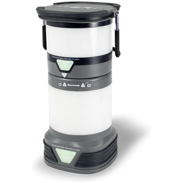 Police Security Flashlights MORF 2-in-1 Lantern 380 Lumen Black