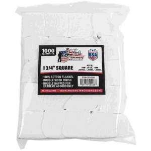 Pro-Shot 1 3/4" Square 100% Cotton Patches 1000/ct
