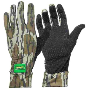 Primos Stretch Fit Glove - Mossy Oak Bottomland Camo OSFM