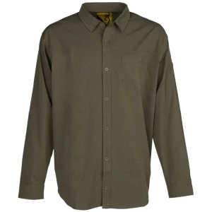 Browning Lightweight Button Down Long Sleeve Shirt Green S