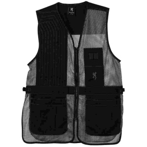 Browning Trapper Creek Mesh Shooting Vest Grey 2XL