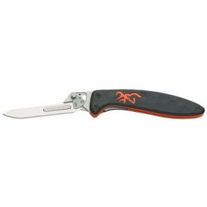 Browning Primal Scalpel 2 3/4" Blade Black and Orange