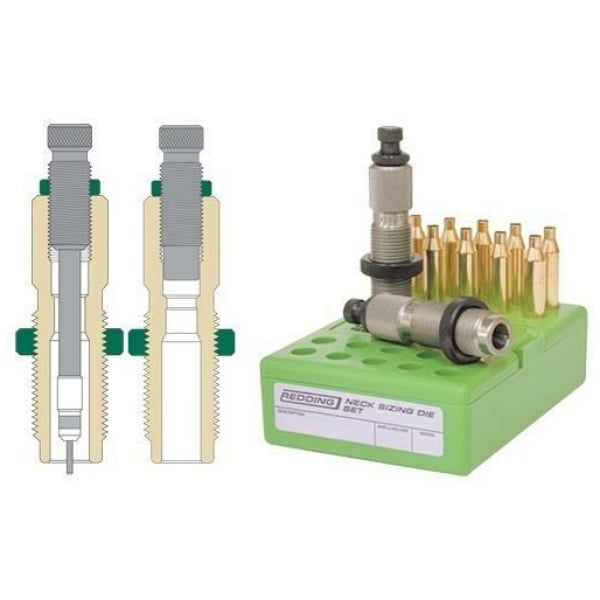 Redding Series A Full Length Die Set for Bottleneck Cases .22-250 Rem
