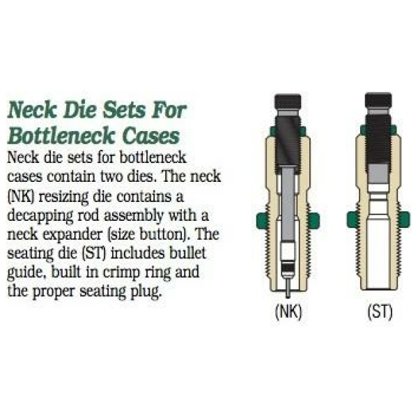 Redding Series B Neck Die Set for Bottleneck Cases 6.5 PRC