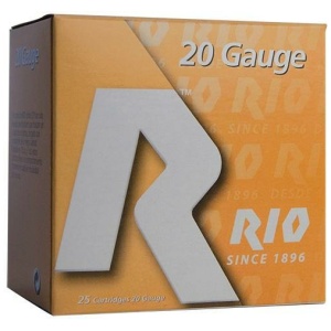 Rio Small Game Load Shotshell 20 ga 3" MAX 1-1/4 oz #6 1250 fps 25/Box