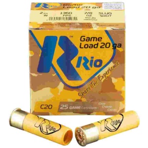 Rio Royal Star Slug Shotshell 20 ga 2-3/4" 7/8oz 1360 fps Slug 25/ct