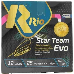 Rio Star Team EVO Shotshells 12ga 2-3/4" 1oz #8 1280 fps 25/ct