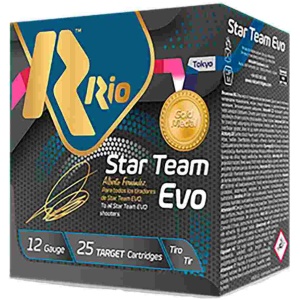 Rio Star Team Evo Spreader 32 Shotshells 12ga 2-3/4" 1-1/8oz 1250 fps #8.5 25/ct