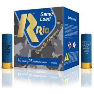 Rio Top Game HV Shotshells 12 ga 2 3/4" 3 3/4 dr 1 1/4 oz #4 1330 fps 25/ct