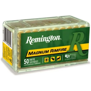 Remington Magnum Rimfire Ammunition .17 HMR 20gr PSP 2375 fps 50/ct