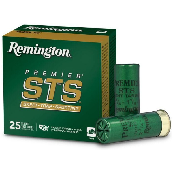 Remington Premier STS Target 12 ga 2 3/4" 2 3/4 dr 1 oz #8 1185 fps 25/ct