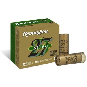 REMINGTON PREMIER NITRO 27 TARGET 12 ga 2 3/4" HDCP 1 oz #7.5 1290 fps 25/ct