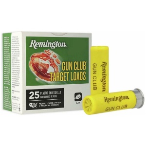 Remington Gun Club Target Load 20 ga 2 3/4" 2 1/2 dr 7/8 oz #9 1200 fps 25/ct