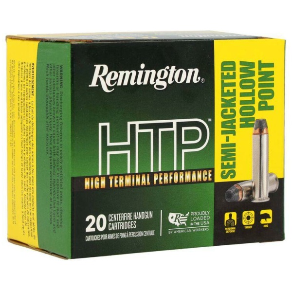 Remington HTP Handgun Ammunition .357 Mag 110 gr SJHP 1295 fps 20/ct