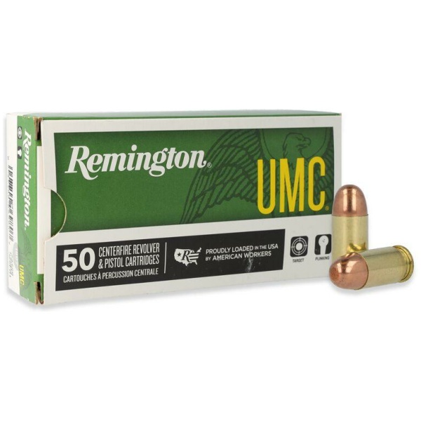 Remington UMC Handgun Ammunition .380 ACP 95 gr FMJ 955 fps 50/ct
