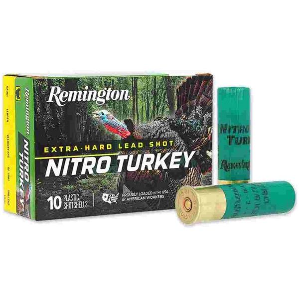 Remington Nitro Turkey Loads 12 ga 2-3/4 in 1-1/2 oz #4 1260 fps 10/ct