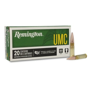 Remington UMC Rifle Ammunition .300 AAC Blackout 150gr FMJ 1905 fps 20/ct