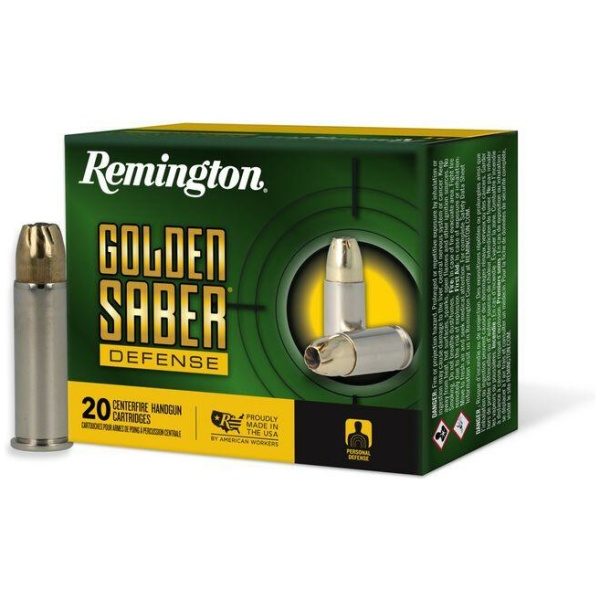 Remington Golden Saber Defense Ammunition .38 Spl(+P) 125gr BJHP 975 fps 20/ct