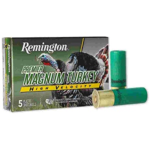 Remington Premier Magnum Turkey HV Shotshells 12ga 3-1/2" 2oz 1300 fps #4 5/ct