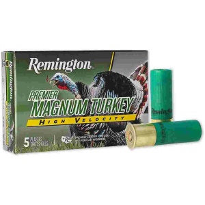Remington Premier Magnum Turkey HV Shotshells 12ga 3-1/2" 2oz 1300 fps #5 5/ct