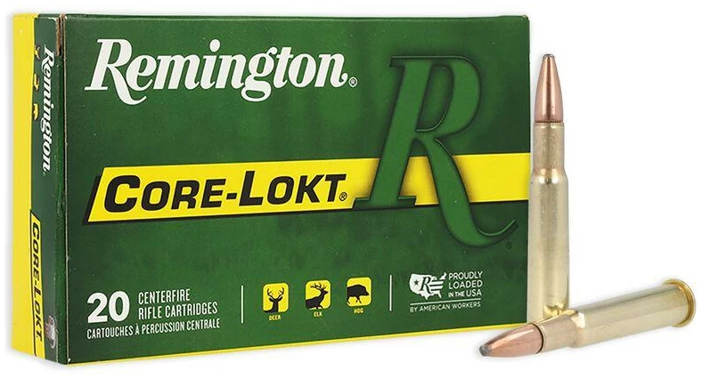Remington Core-Lokt Rifle Ammunition .30-40 Krag 180 gr PSP 2430 fps 20/ct