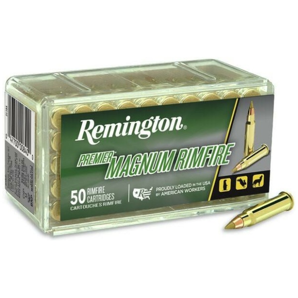 Remington Premier Magnum Rimfire Ammunition .17 HMR 17 gr ATV 2550 fps 50/ct