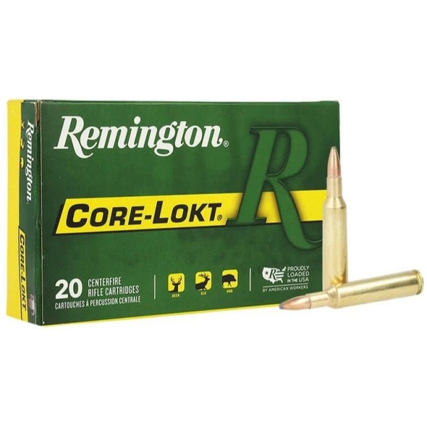 Remington Core-Lokt Rifle Ammunition 6mm Rem 100 gr PSP 3100 fps 20/ct