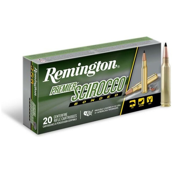 Remington Premier Scirocco Rifle Ammunition 7mm Rem Mag 150 gr PT 3110 fps 20/ct
