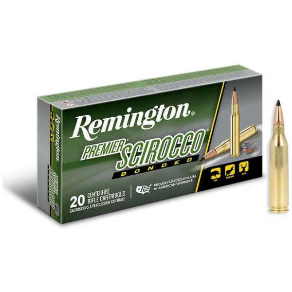 Remington Premier Scirocco Rifle Ammunition 243 Win 90 gr PT 3120 fps 20/ct