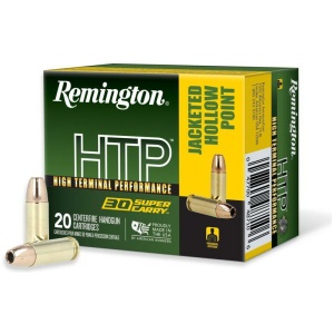 Remington HTP Handgun Ammunition .30 SC 100gr JHP 1235 fps 20/ct