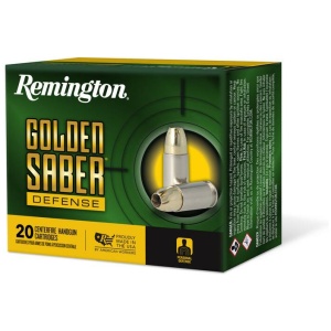 Remington Golden Saber Defense Ammunition 10mm Auto 180gr BJHP 1150 fps 20/ct