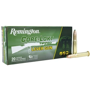 Remington Core-Lokt Tipped Rifle Ammunition 30-30 Win 150gr PT 3150 fps 2390 fps 20/ct