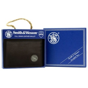 Rugged Rare S&W Bi Fold Wallet Brown