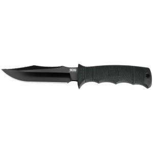 SOG SEAL Pup Elite Knife 4.85" Blade Black with Nylon Sheath